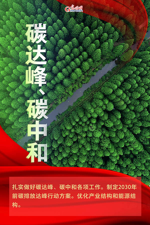 海報(bào)| 2021年政府工作報(bào)告，提到這些生態(tài)環(huán)保關(guān)鍵詞