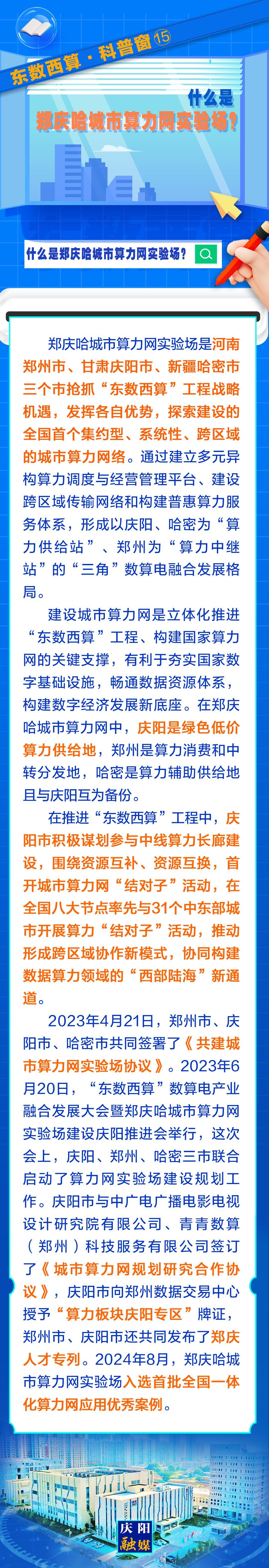 東數(shù)西算·科普窗⒂｜什么是鄭慶哈城市算力網(wǎng)實驗場？