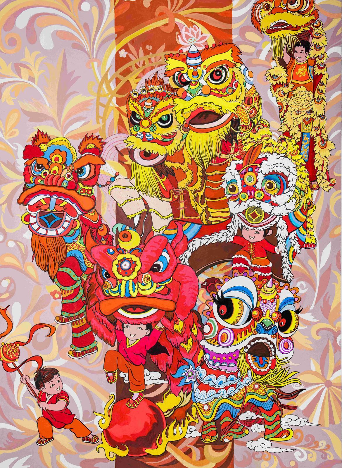 賞年畫(huà)· 過(guò)大年︱“新生活·新風(fēng)尚·新年畫(huà)”線(xiàn)上作品展播?