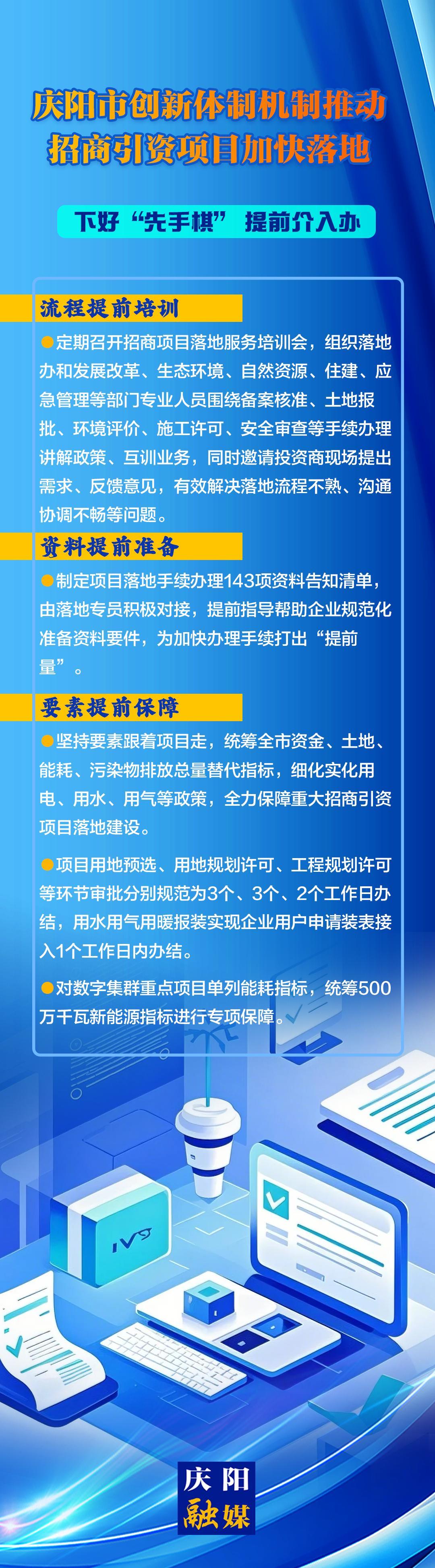 下好“先手棋”,提前介入辦——慶陽(yáng)市創(chuàng)新體制機(jī)制推動(dòng)招商引資項(xiàng)目加快落地（三）
