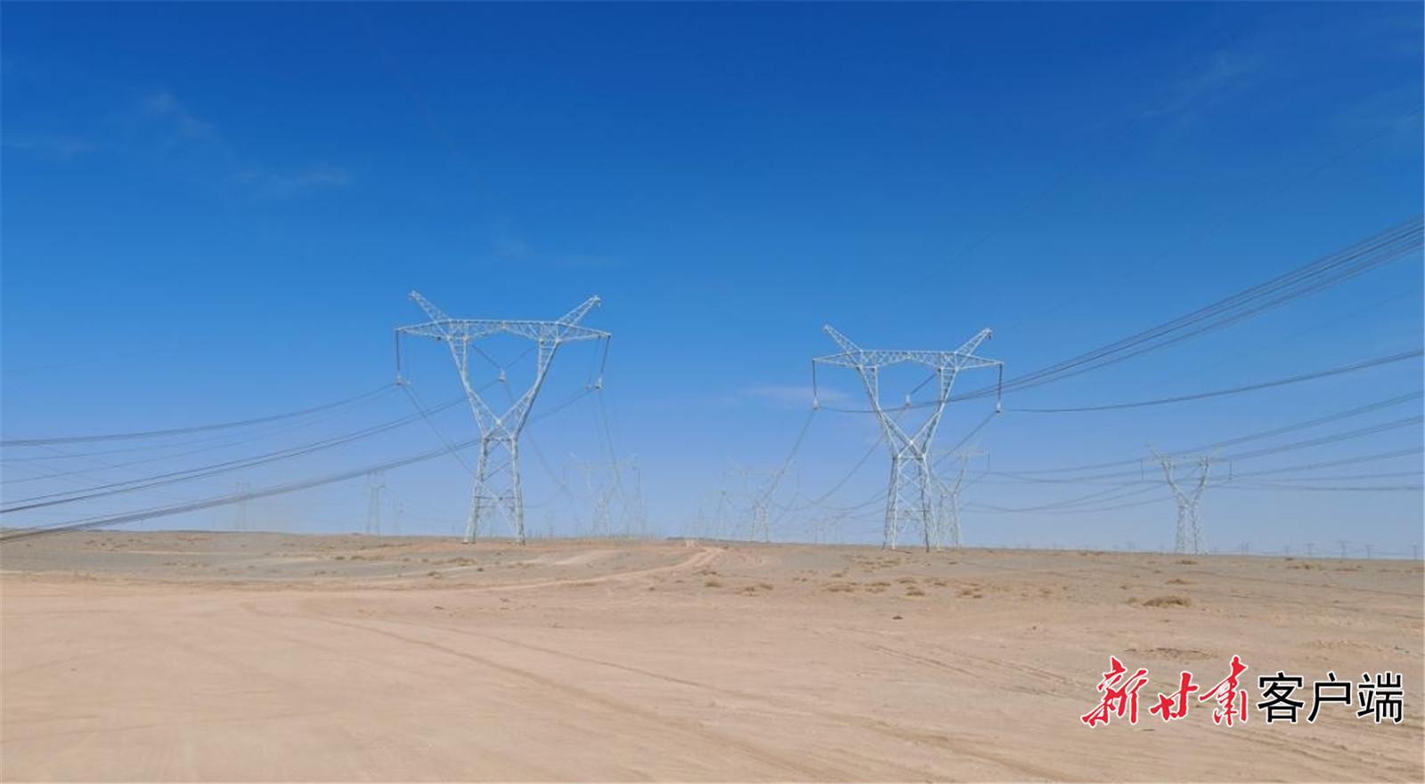 為“隴電入川”工程打好基礎(chǔ) 金塔—玉門(mén)750千伏線路工程全線貫通